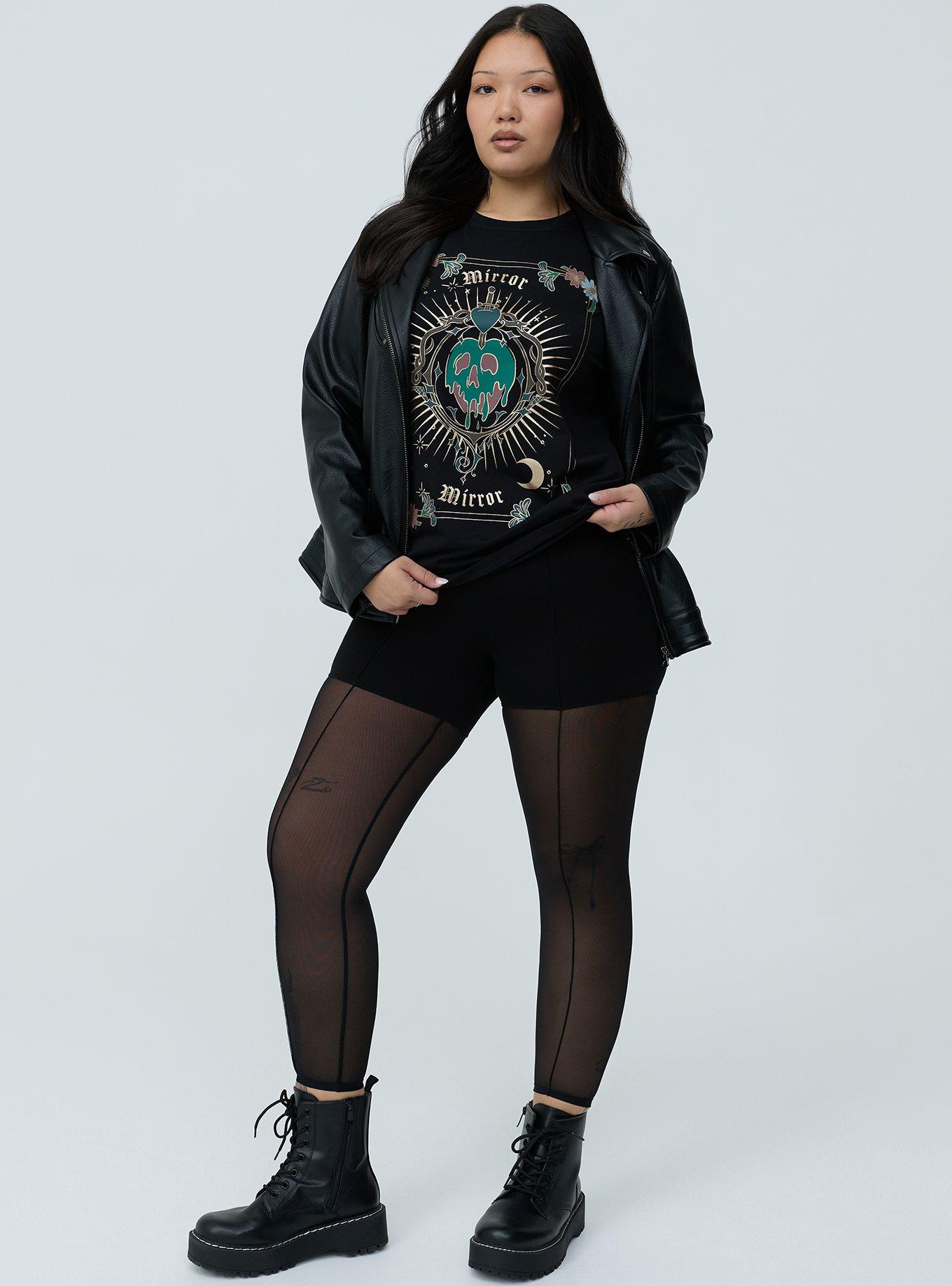 Crop Mesh Legging, DEEP BLACK, hi-res