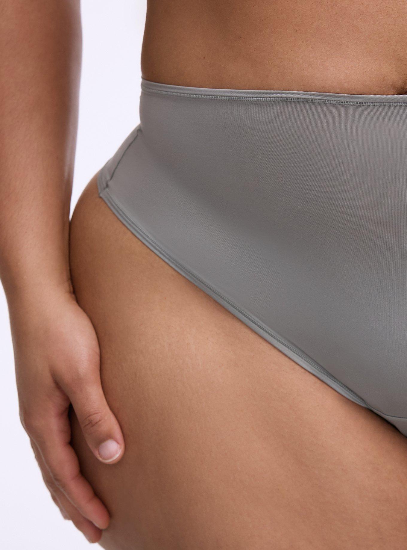 Butter Mid-Rise Thong Panty, SHARKSKIN, alternate