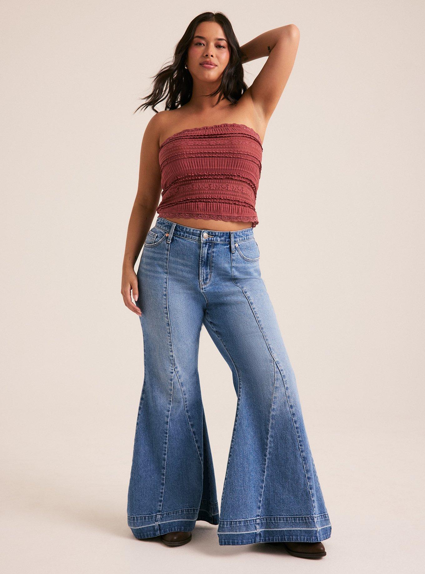 Festi Lace Tube Top, APPLE BUTTER, alternate