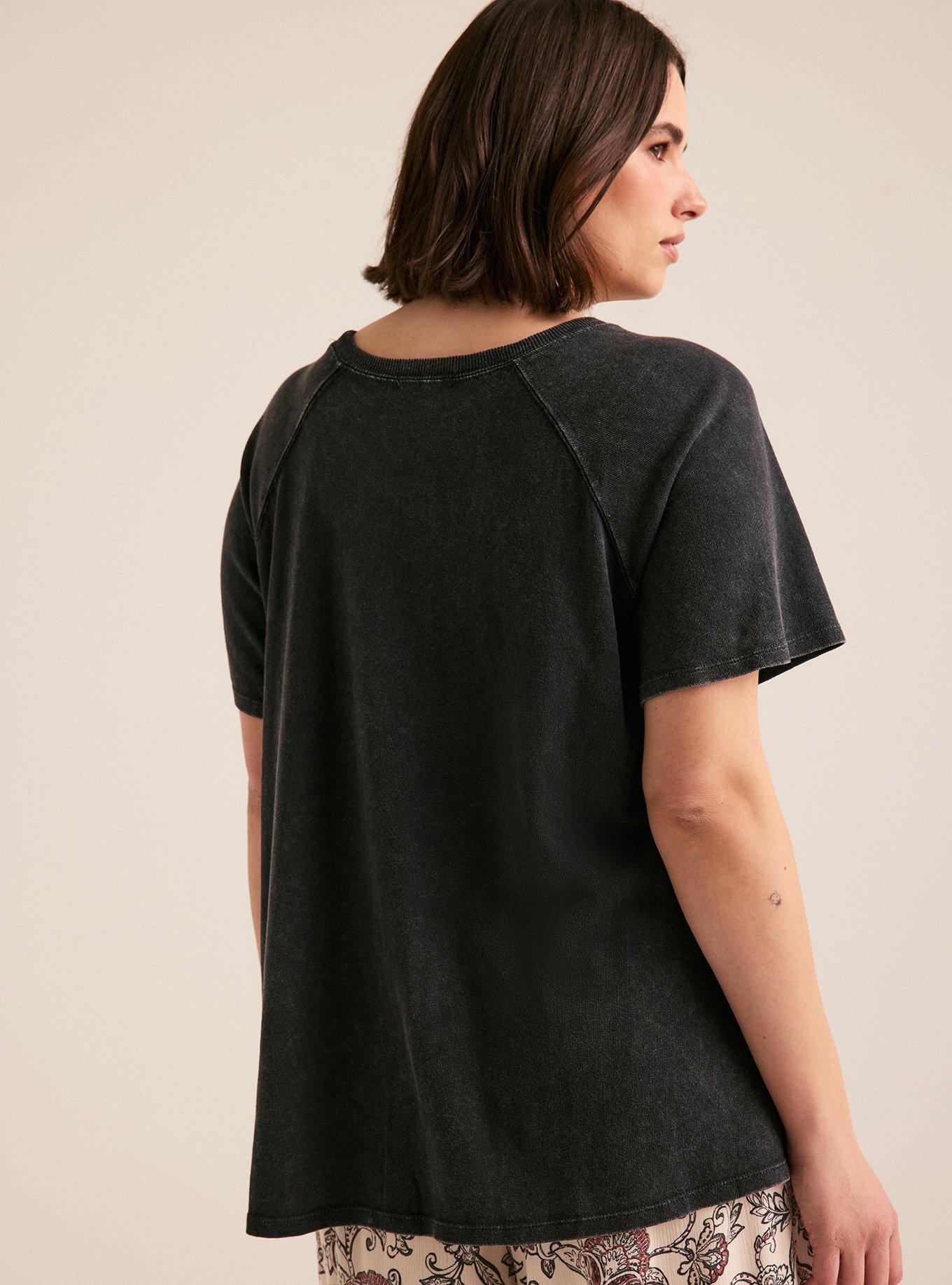 Festi Flare Crew Tee, DEEP BLACK, alternate