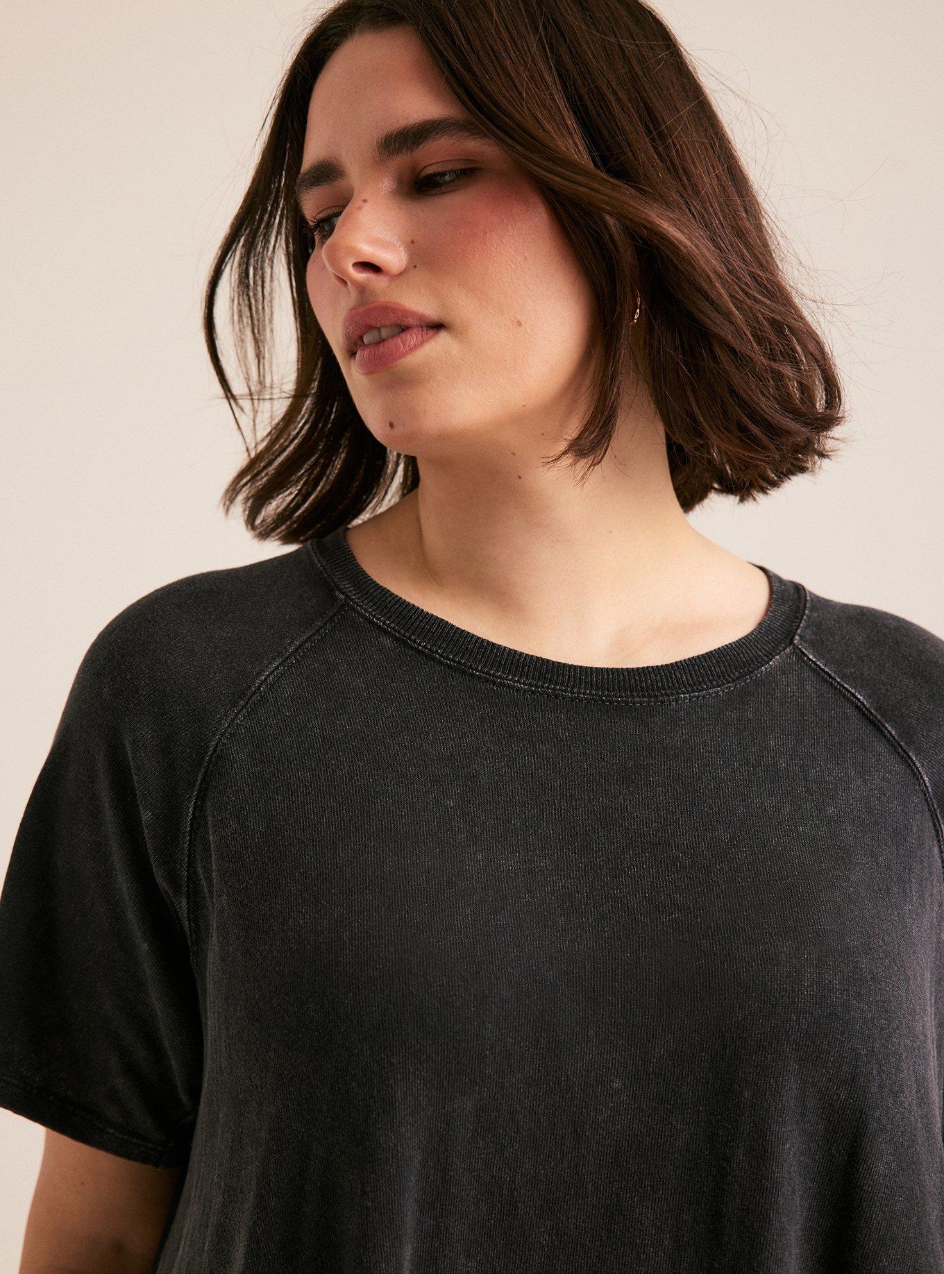 Festi Flare Crew Tee, DEEP BLACK, alternate