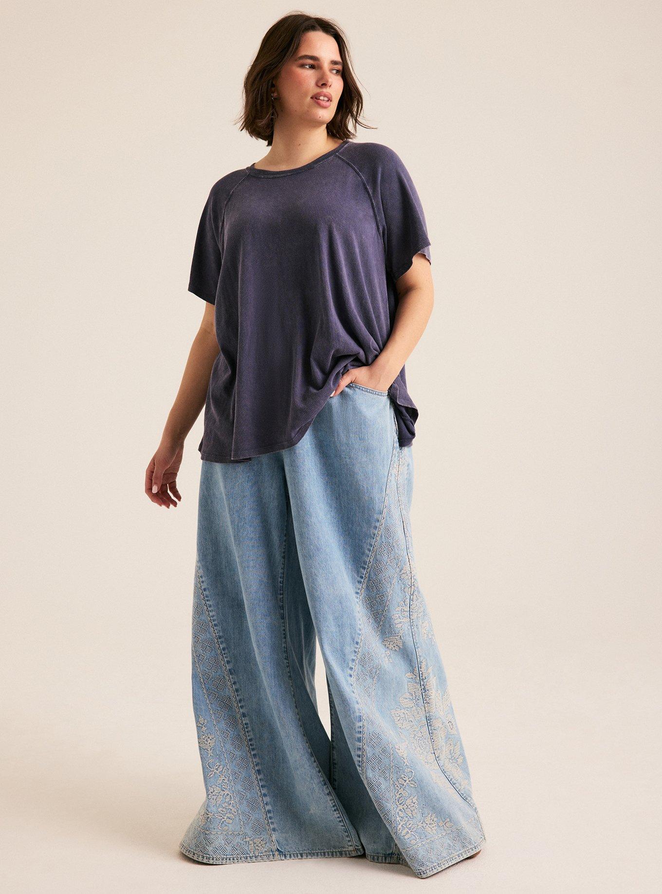 Festi Flare Crew Tee, NIGHTSHADOW BLUE, alternate