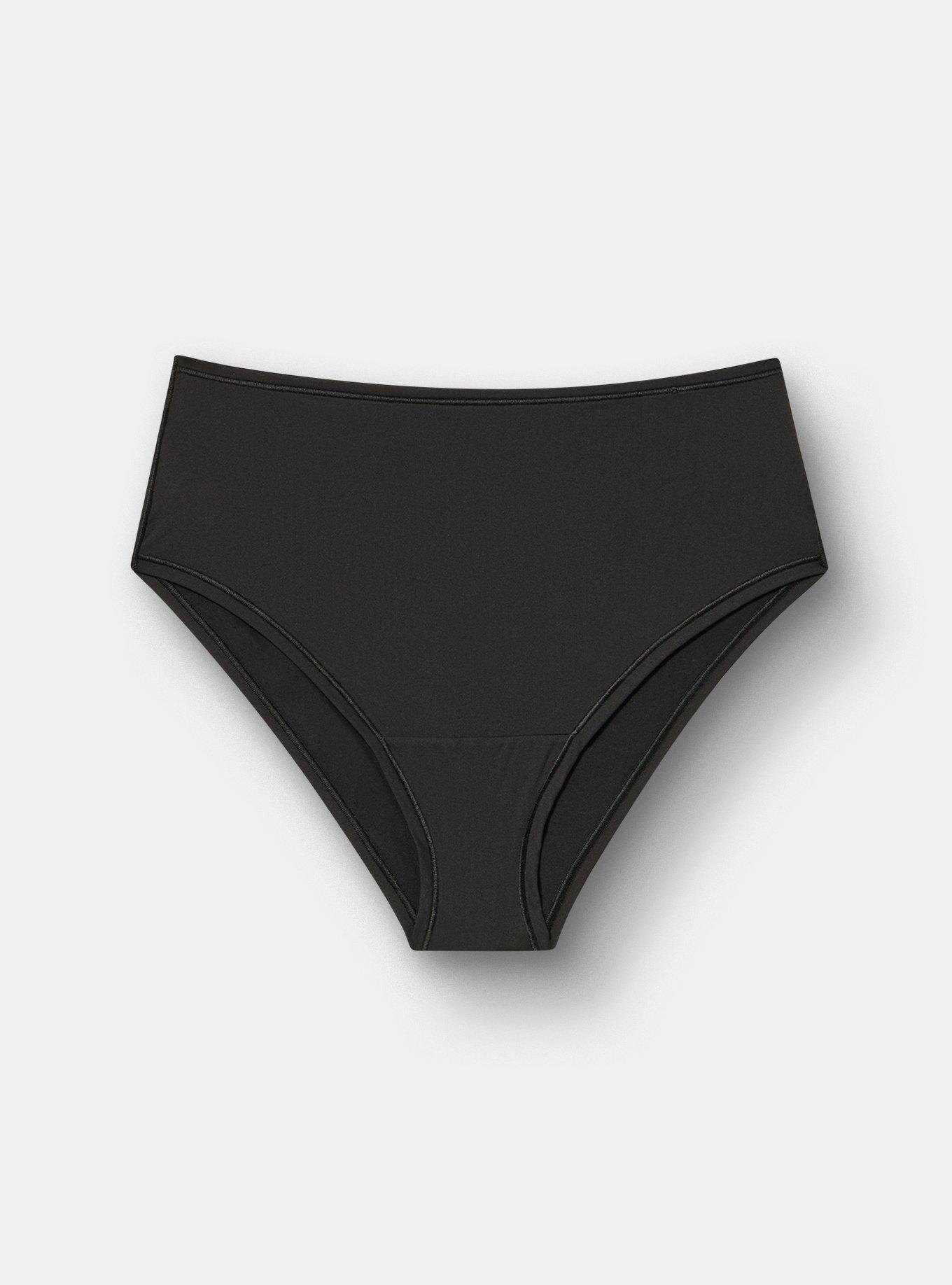 Butter Mid-Rise Cheeky Panty, RICH BLACK, hi-res