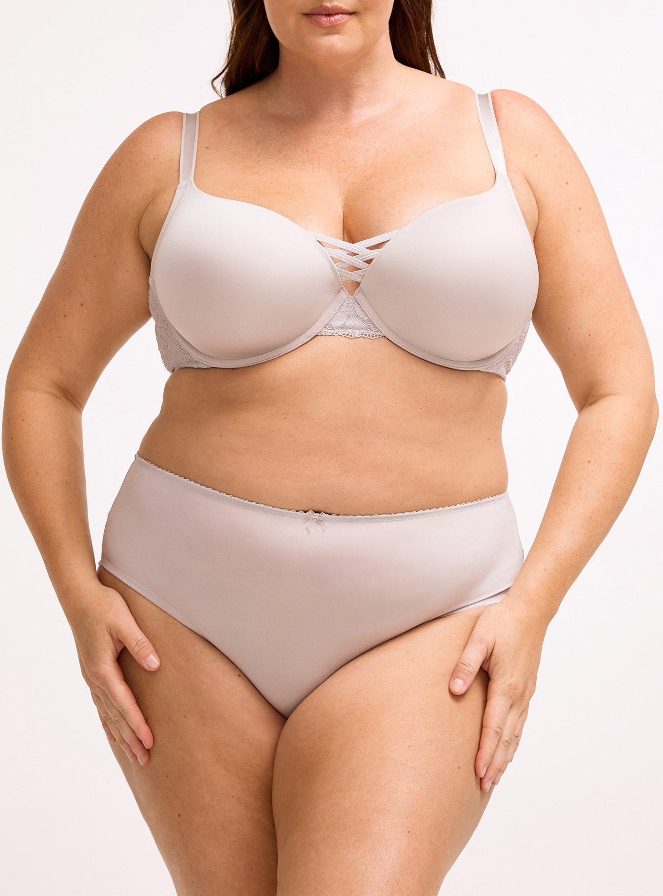 Ava Lace Metallic Mid-Rise Cheeky Panty, ALABASTER GRAY, alternate