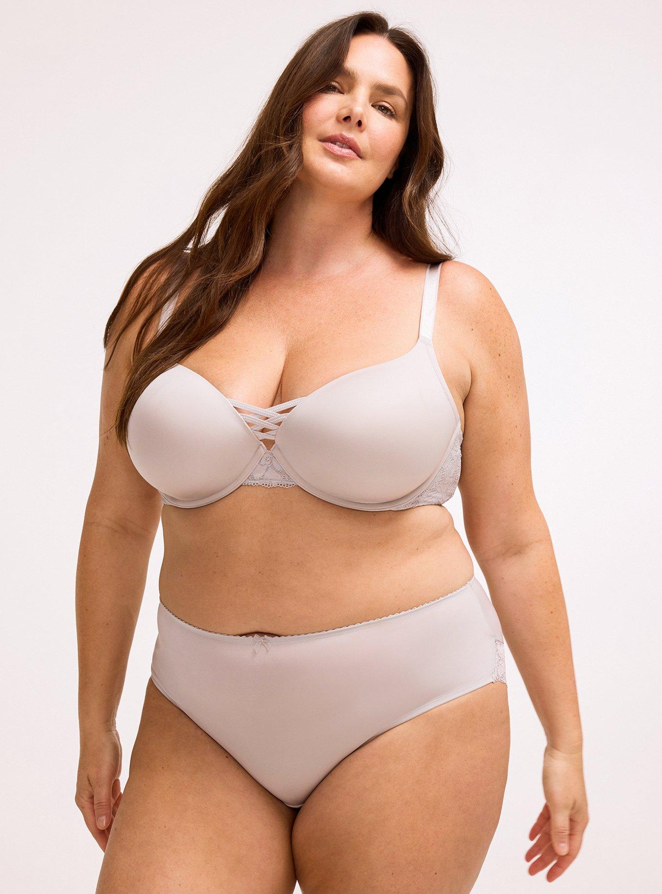 Ava Lace Metallic Mid-Rise Cheeky Panty, ALABASTER GRAY, hi-res
