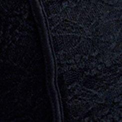 Nightfall Lace Bustier Crop Top, DEEP BLACK, swatch