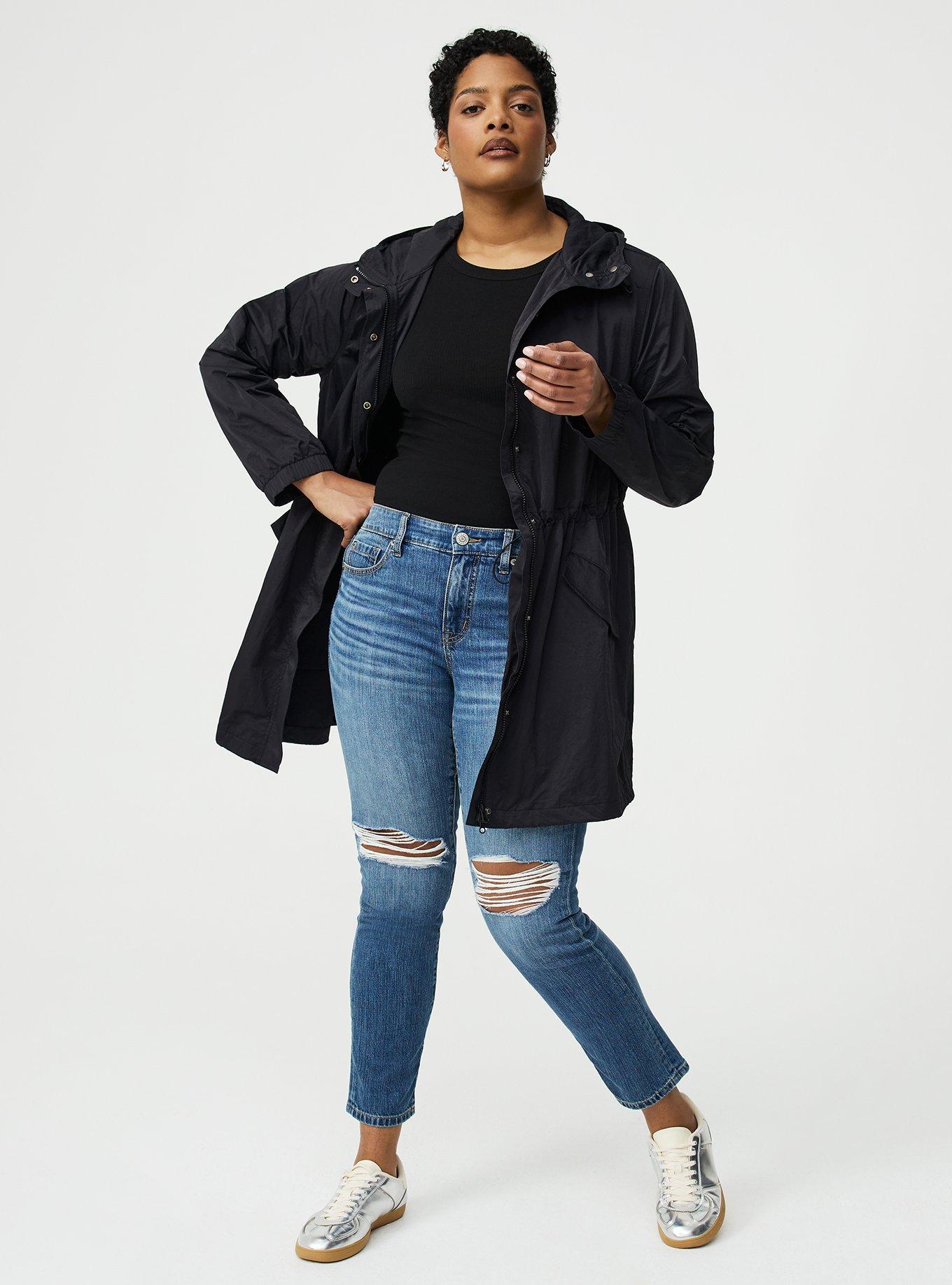 Longline Rain Parka, DEEP BLACK, alternate