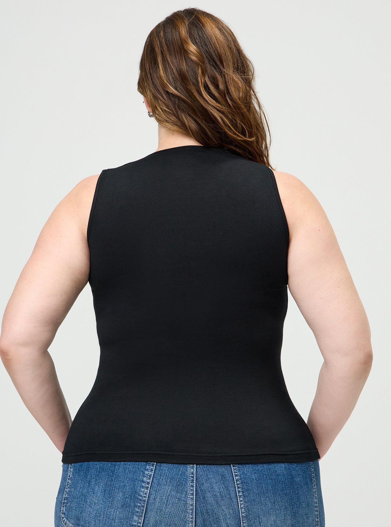 Plus Size - Foxy Asymmetrical Front Cut-Out Top - Torrid