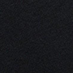 Plus Size Foxy Asymmetrical Front Cut-Out Top, DEEP BLACK, swatch