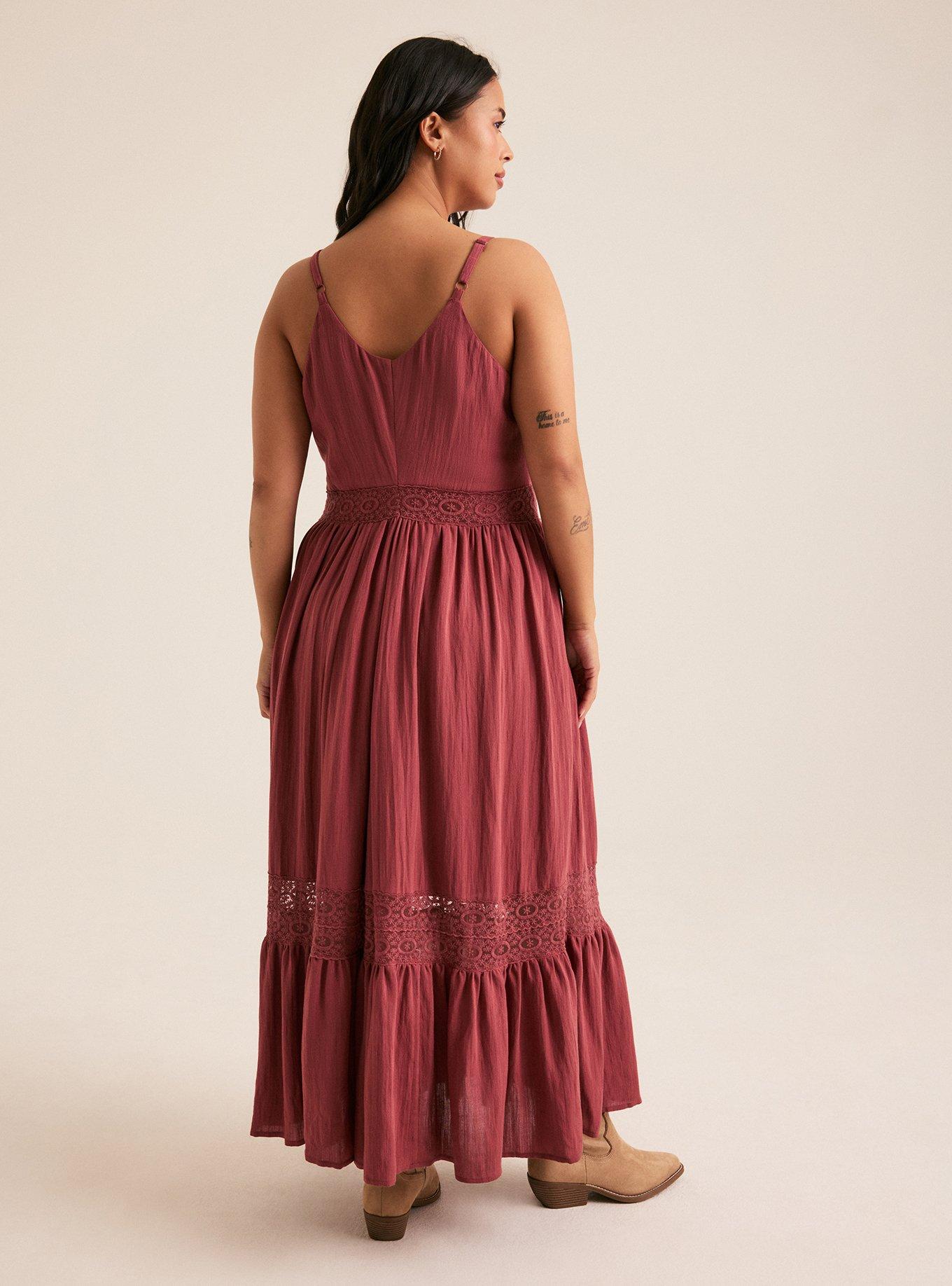 Festi Tiered Maxi Dress, APPLE BUTTER, alternate