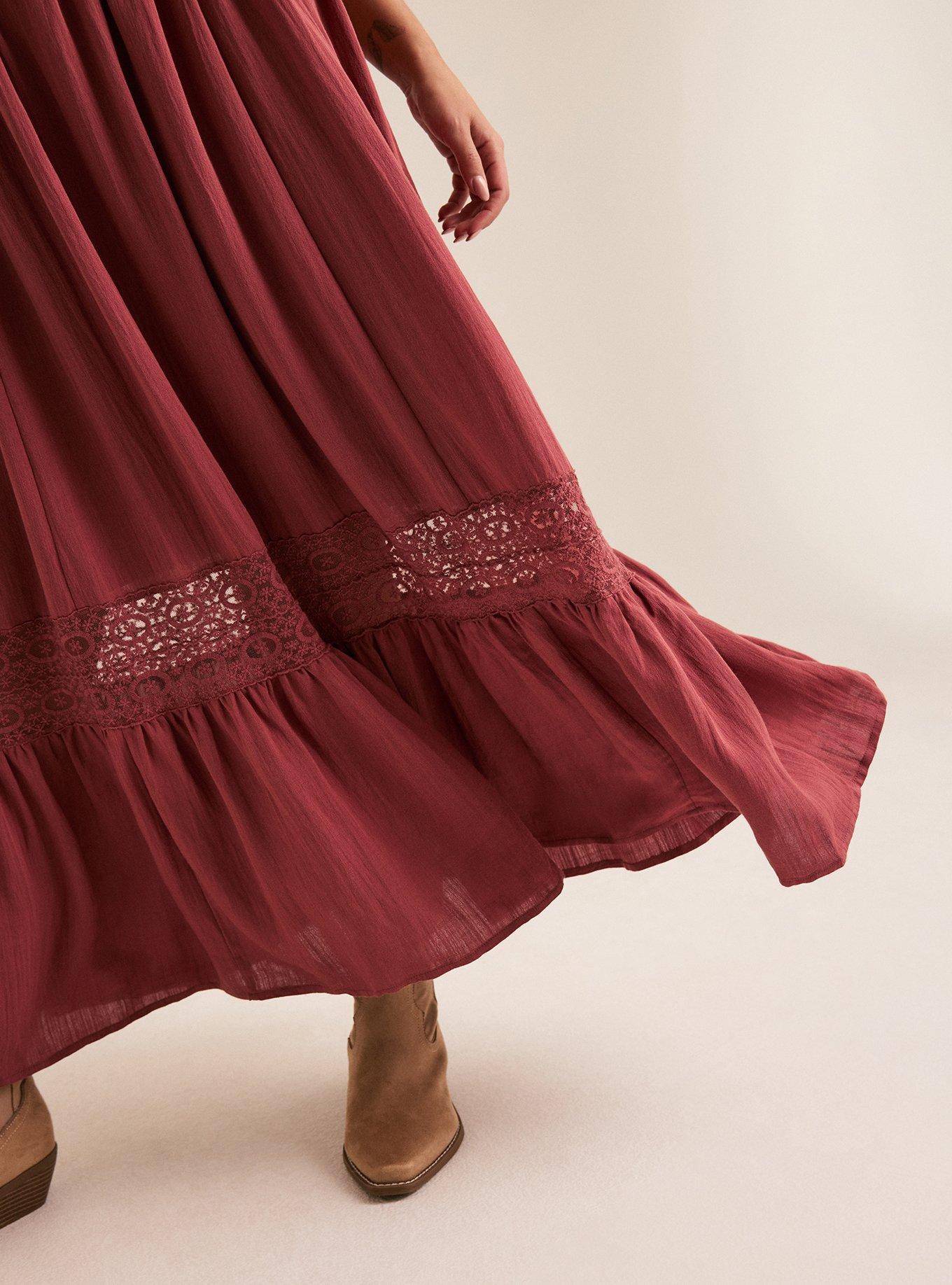 Festi Tiered Maxi Dress, APPLE BUTTER, alternate