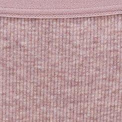 Heather Cotton Rib Mid-Rise Cheeky Panty, TOADSTOOL TRUE HEATHER, swatch