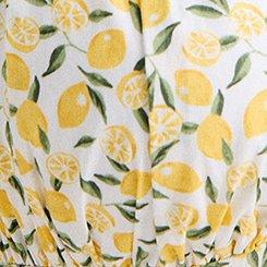 Retro Chic Pleated Bust Midi Dress, LOLA LEMONS WHITE, swatch