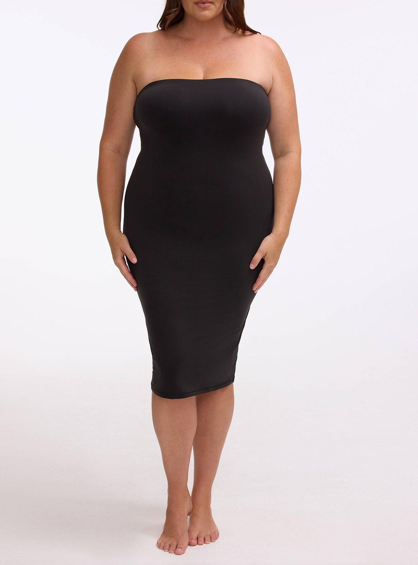 Butter Soft Micro Tube Dress, RICH BLACK, alternate