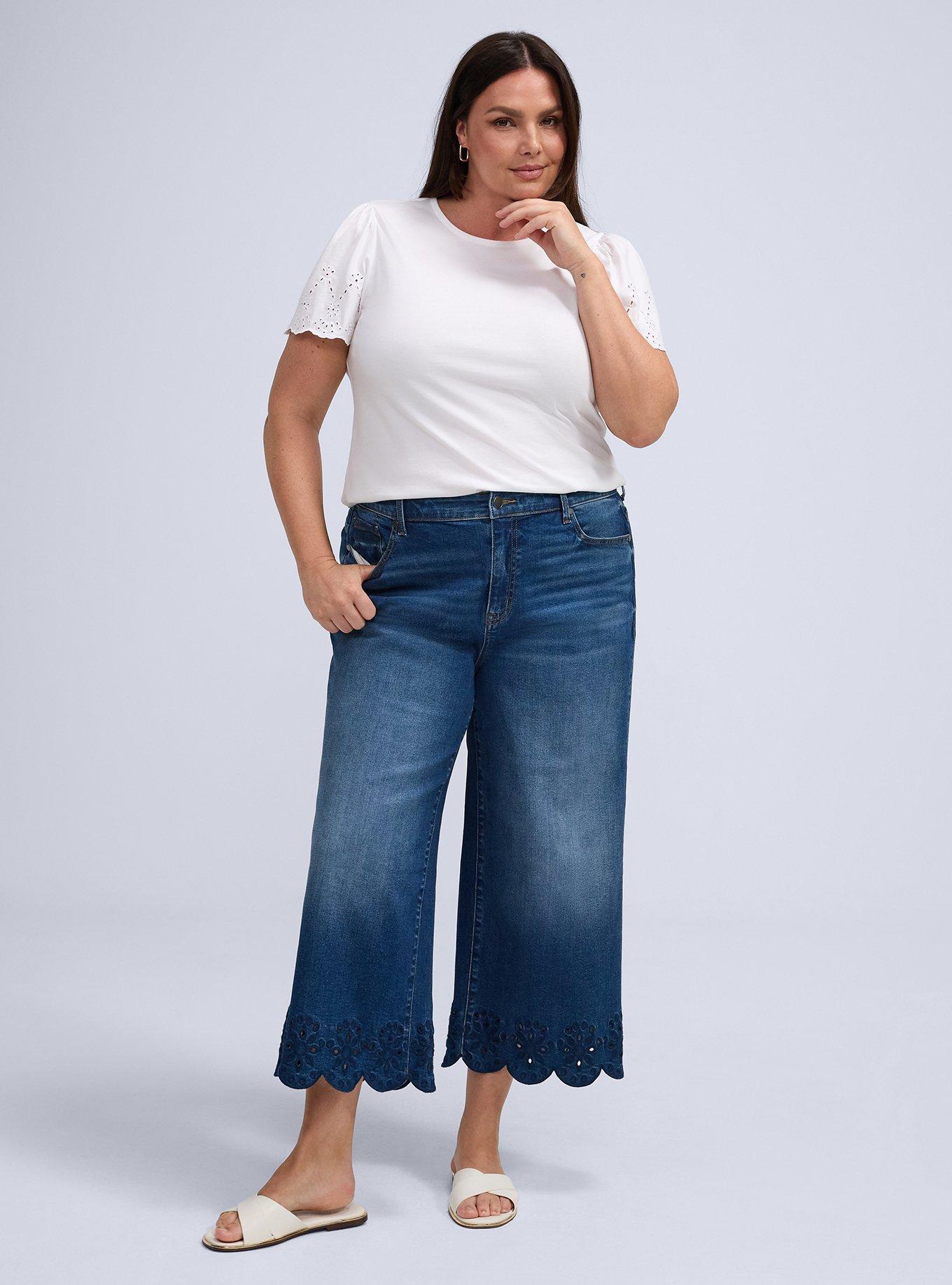 Belle Isle Eyelet Short Sleeve Top, BRIGHT WHITE, alternate