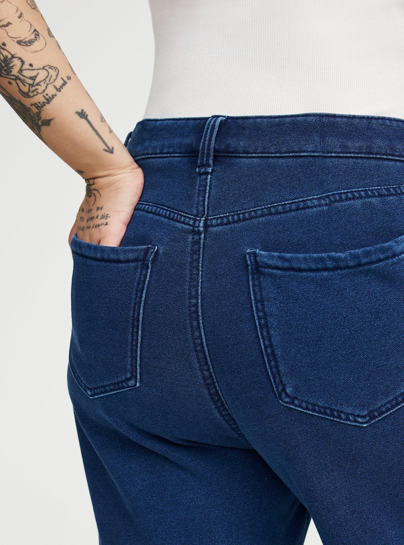 High-Rise Wide-Leg French Terry Jean, Empressa, alternate