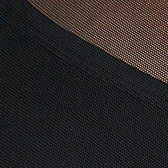 Mesh Column Dress, DEEP BLACK, swatch