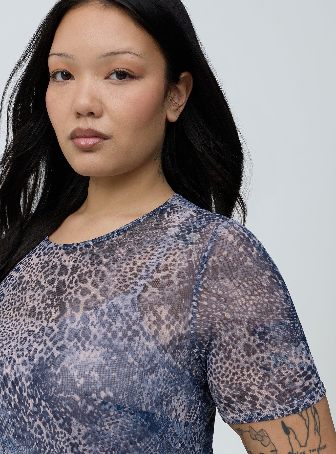 Mesh Column Dress, DIVA SNAKESIN BLUE, alternate