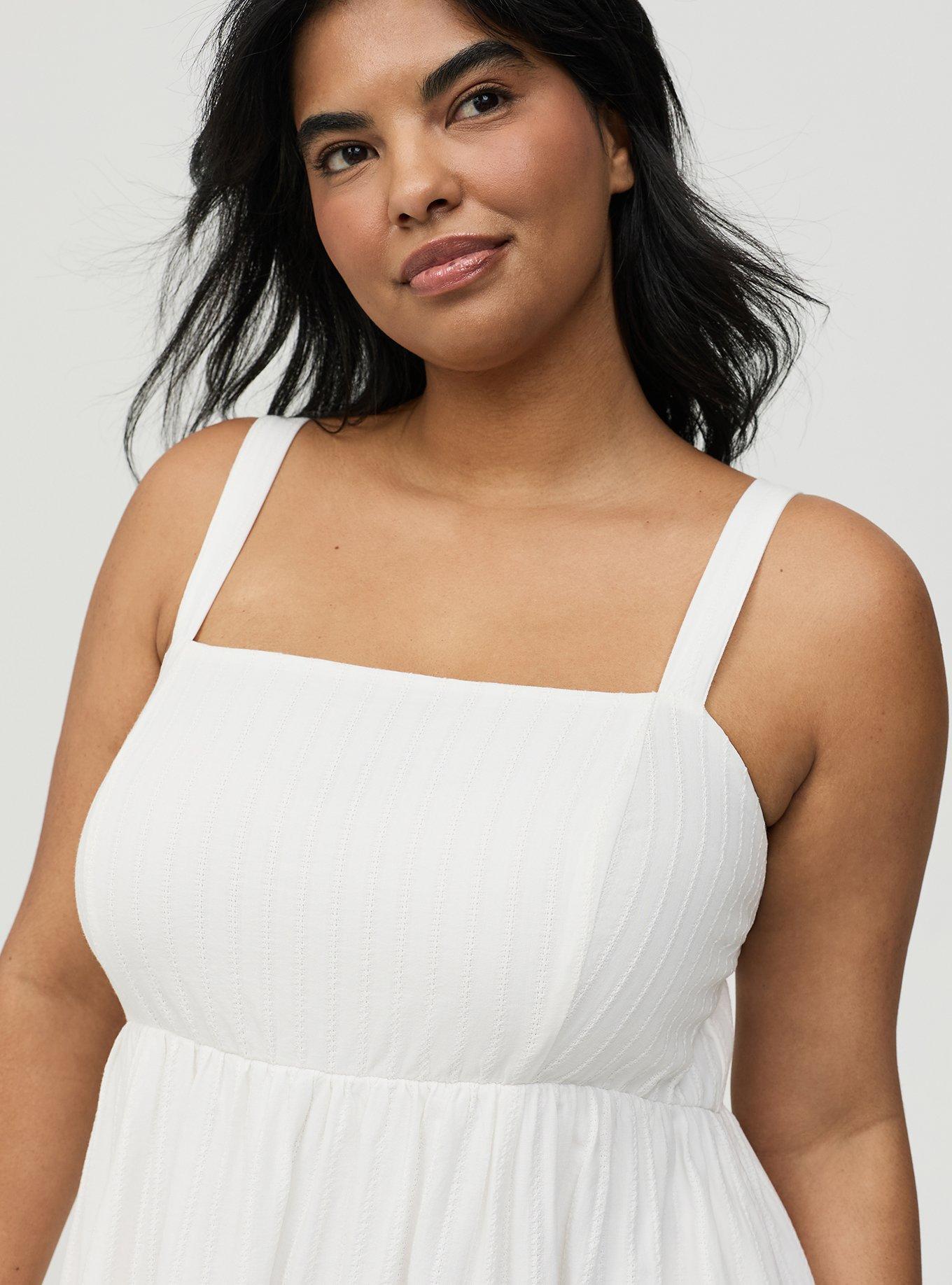 Cotton Maxi Dress, CLOUD DANCER, alternate