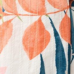 Cotton Maxi Dress, STAMPED FOLIAGE MULTI, swatch