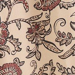 Festi Wide-Leg Lace Trim Pant, CONCERT JACOBEAN IVORY, swatch