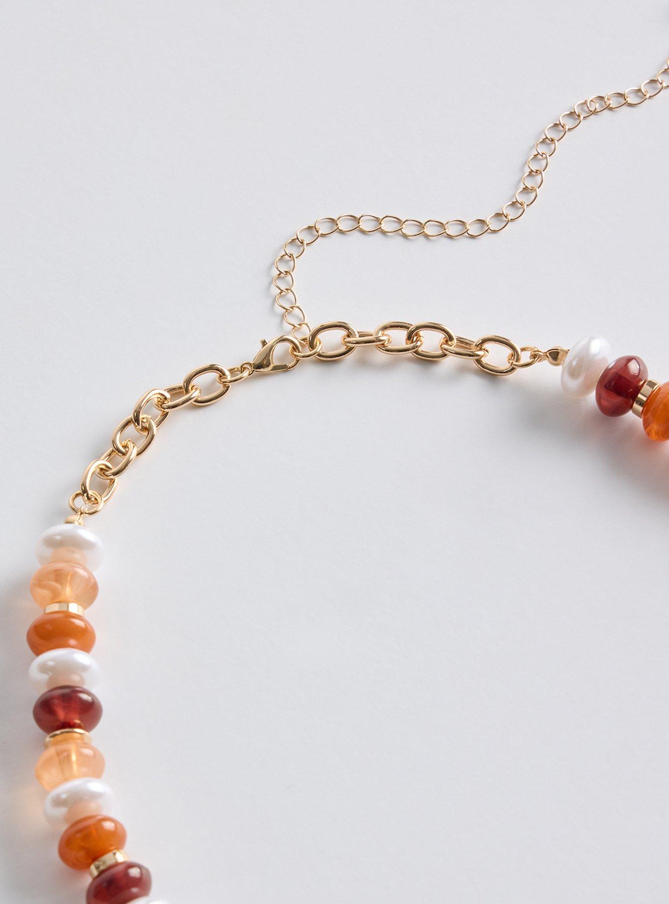 Beaded Charm Star Necklace