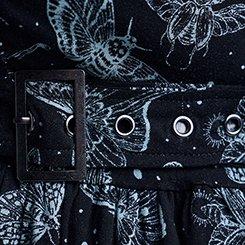 Nightfall Buckle Wrap Maxi Dress, NIGHT CRAWLERS BLACK, swatch