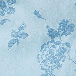 Lizzie Tencel Button-Up Shirt, BECCA FLORAL BLUE, swatch