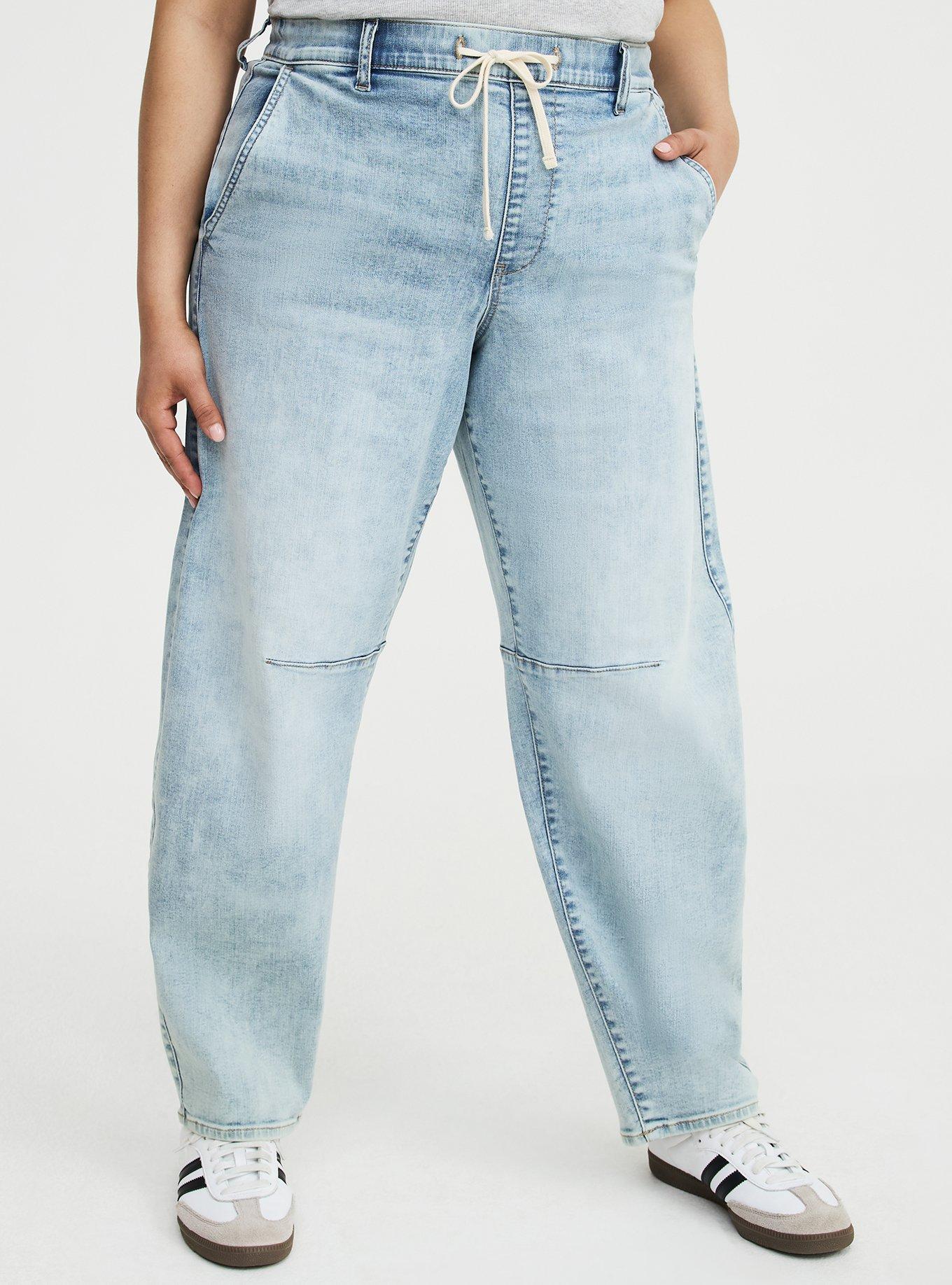 High-Rise Barrel Jean, PROVINCE, alternate