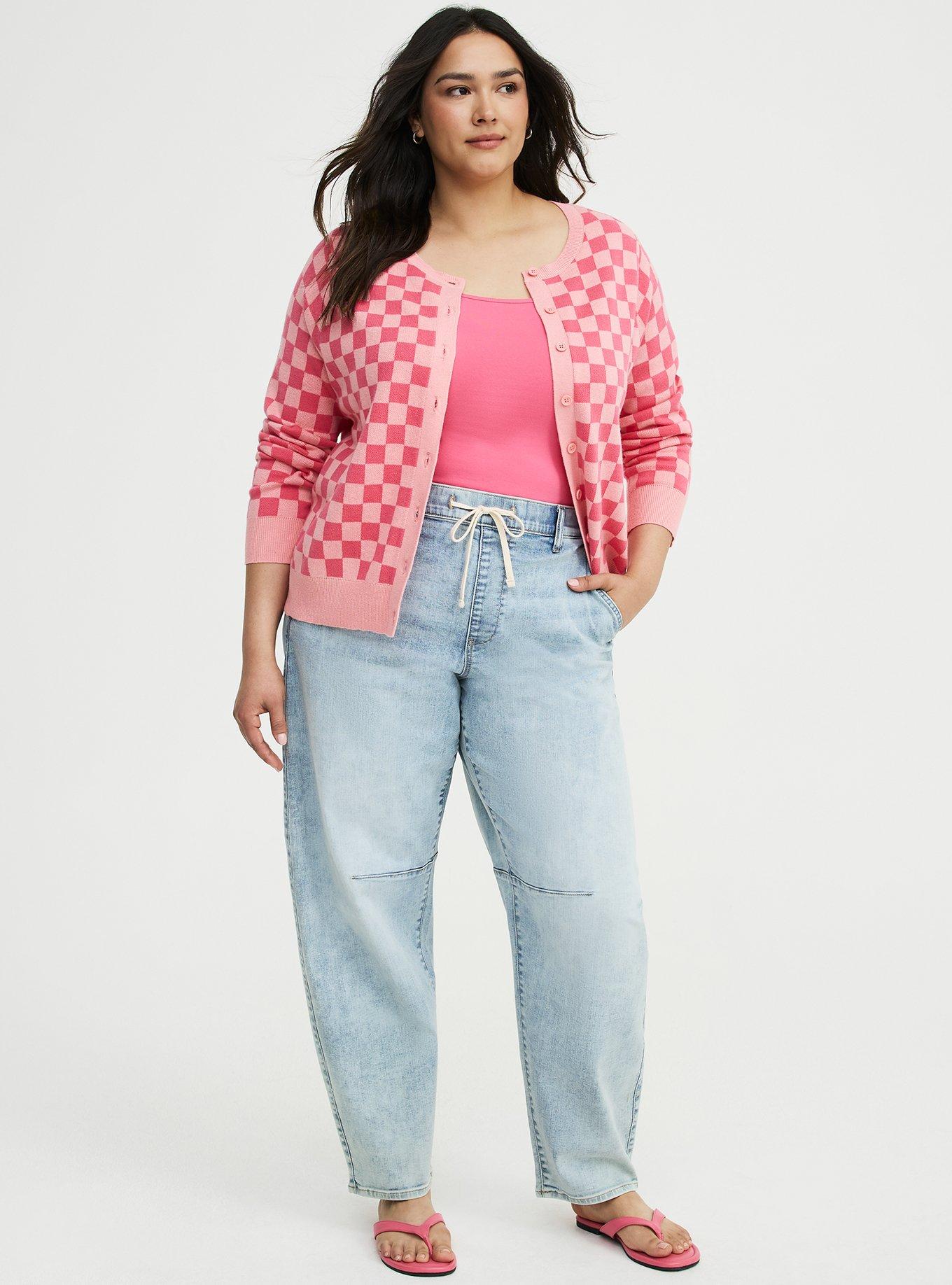 High-Rise Barrel Jean