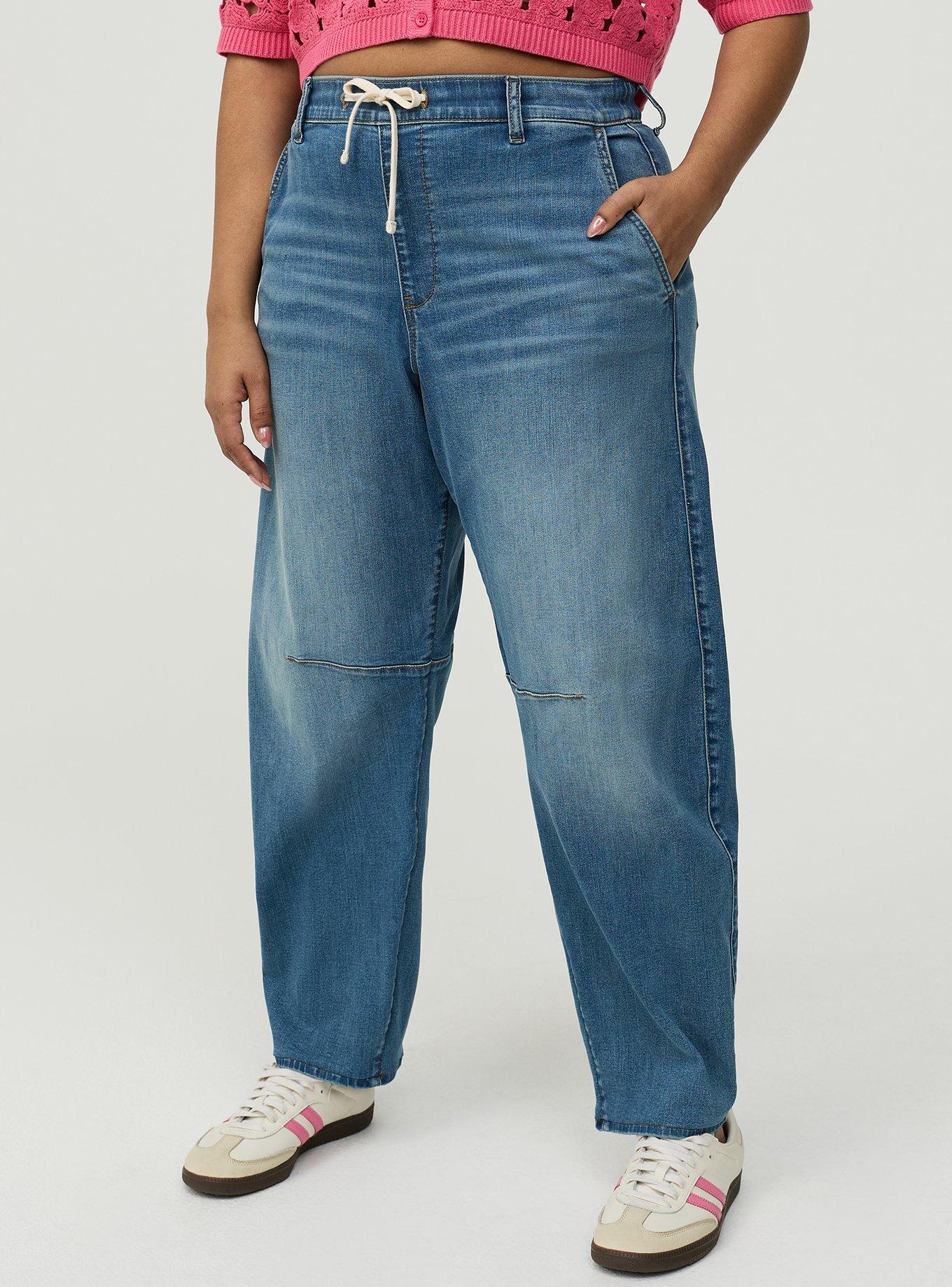 High-Rise Barrel Jean, ASTRAL, alternate