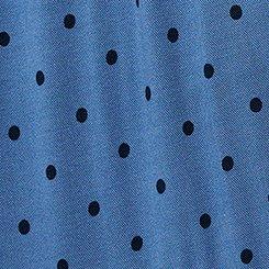 Puff Sleeve Maxi Skirt Set, CHIC DOT BLUE, swatch