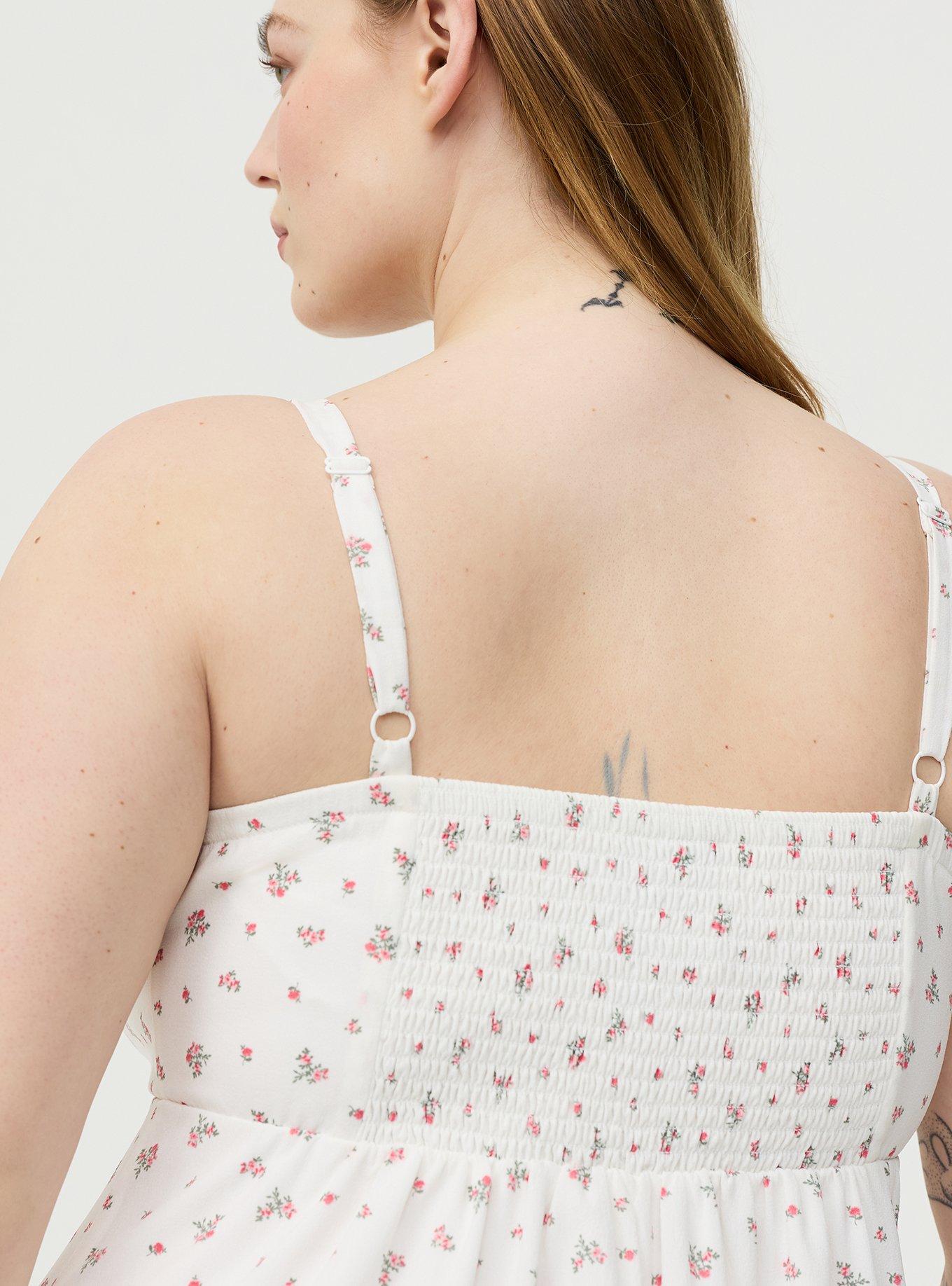 V-Neck Mini Dress, MISTY DITSY FLORAL PINK, alternate