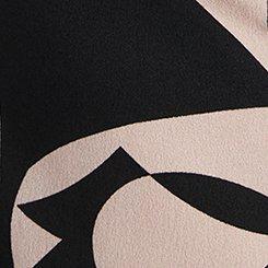 V-Neck Mini Dress, CALI GEO TAN, swatch