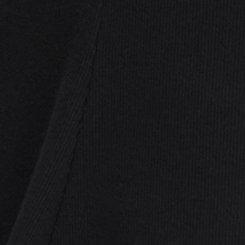 Ribbed Henley Mini Dress, DEEP BLACK, swatch