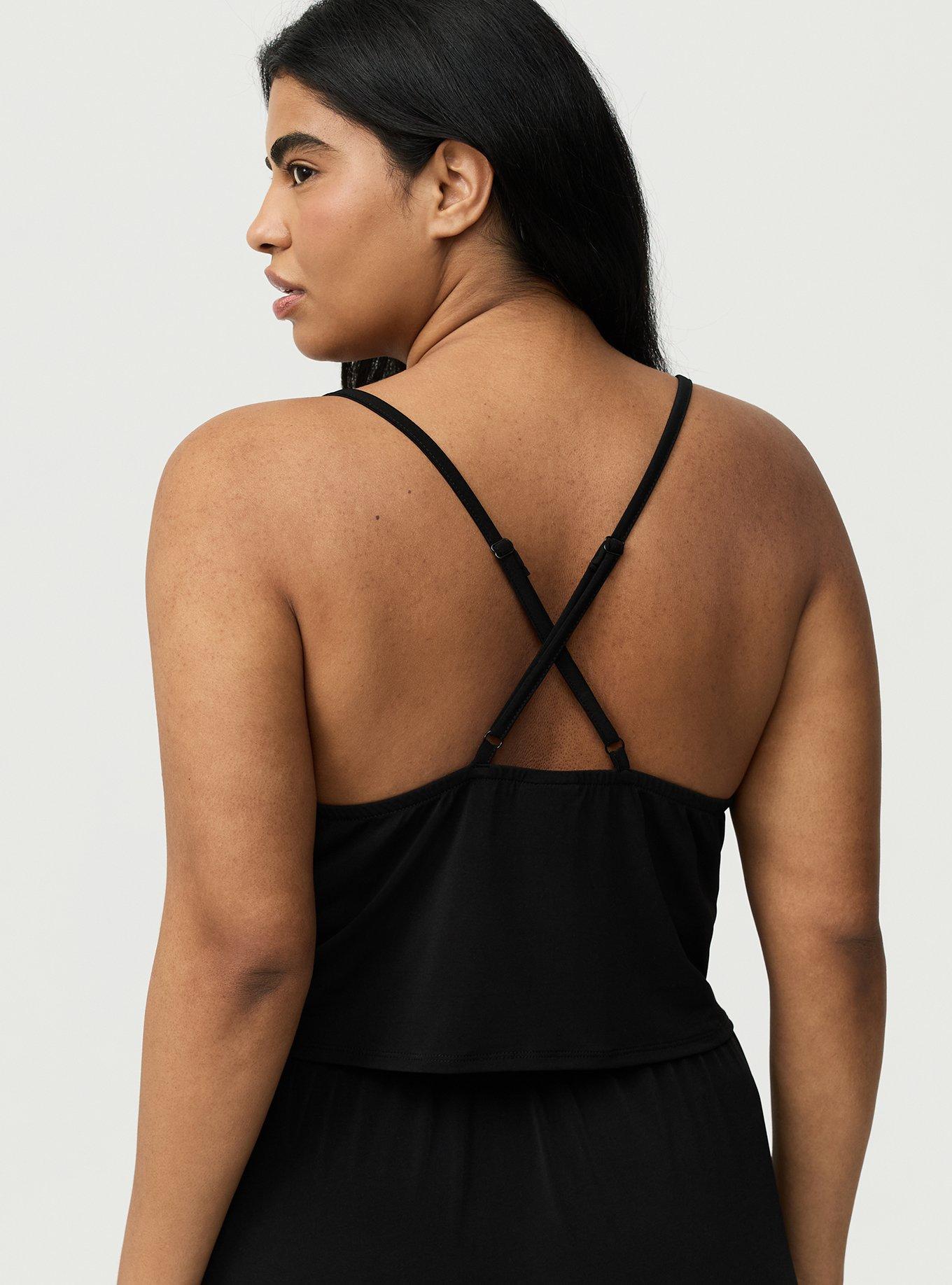 Cowl Neck Maxi Skirt Set, DEEP BLACK, alternate