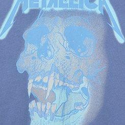 Metallica Relaxed Cotton Tee, METALLICA SKULL BLUE HORIZON, swatch