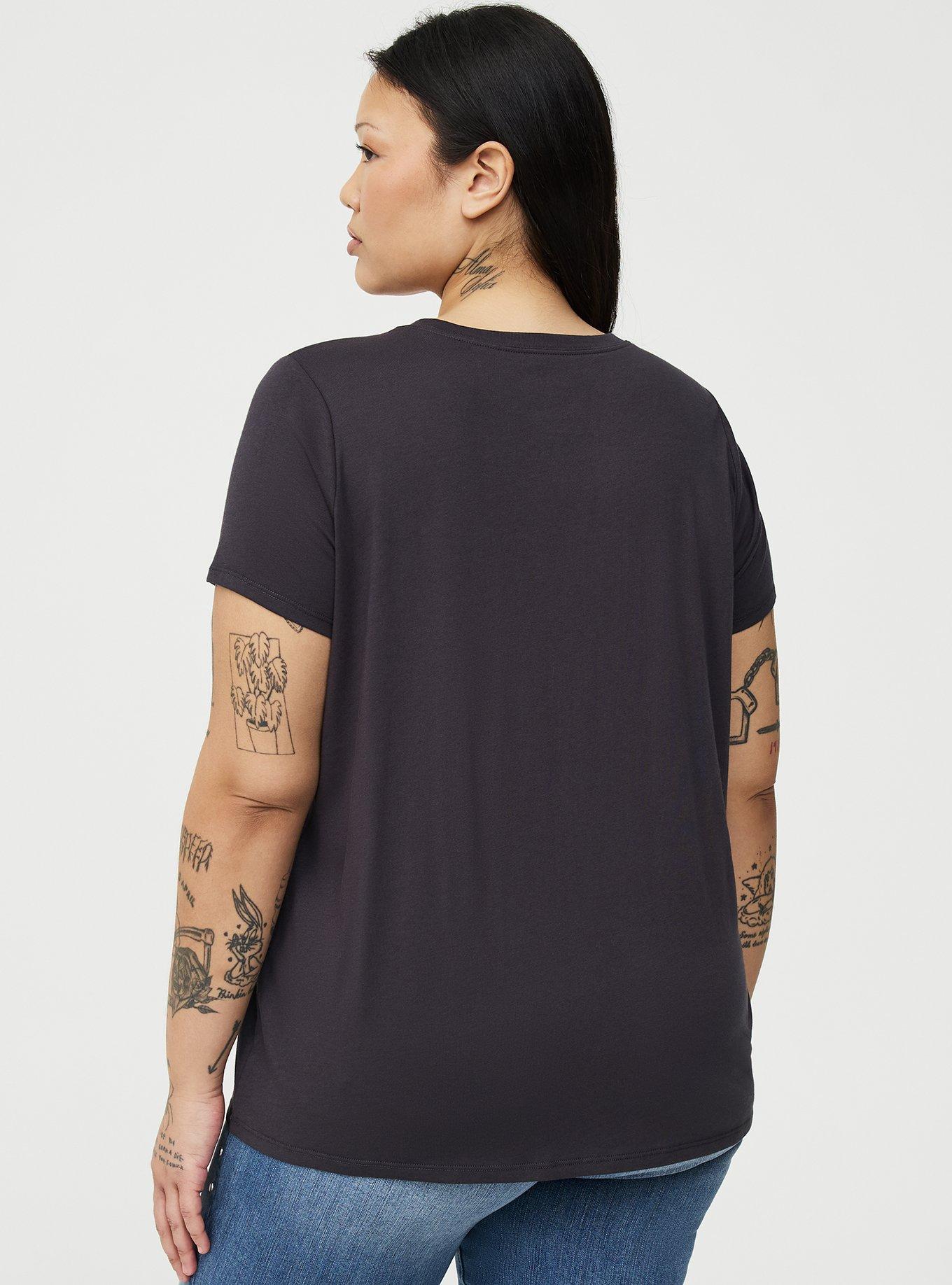 Nirvana Classic Cotton Crew Tee, NIRVANA SMILE OBSIDIAN, alternate