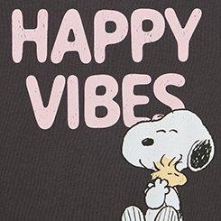 Peanuts Snoopy Cotton Roll Sleeve Tank, HAPPY VIBES SNOOPY OBSIDIAN, swatch