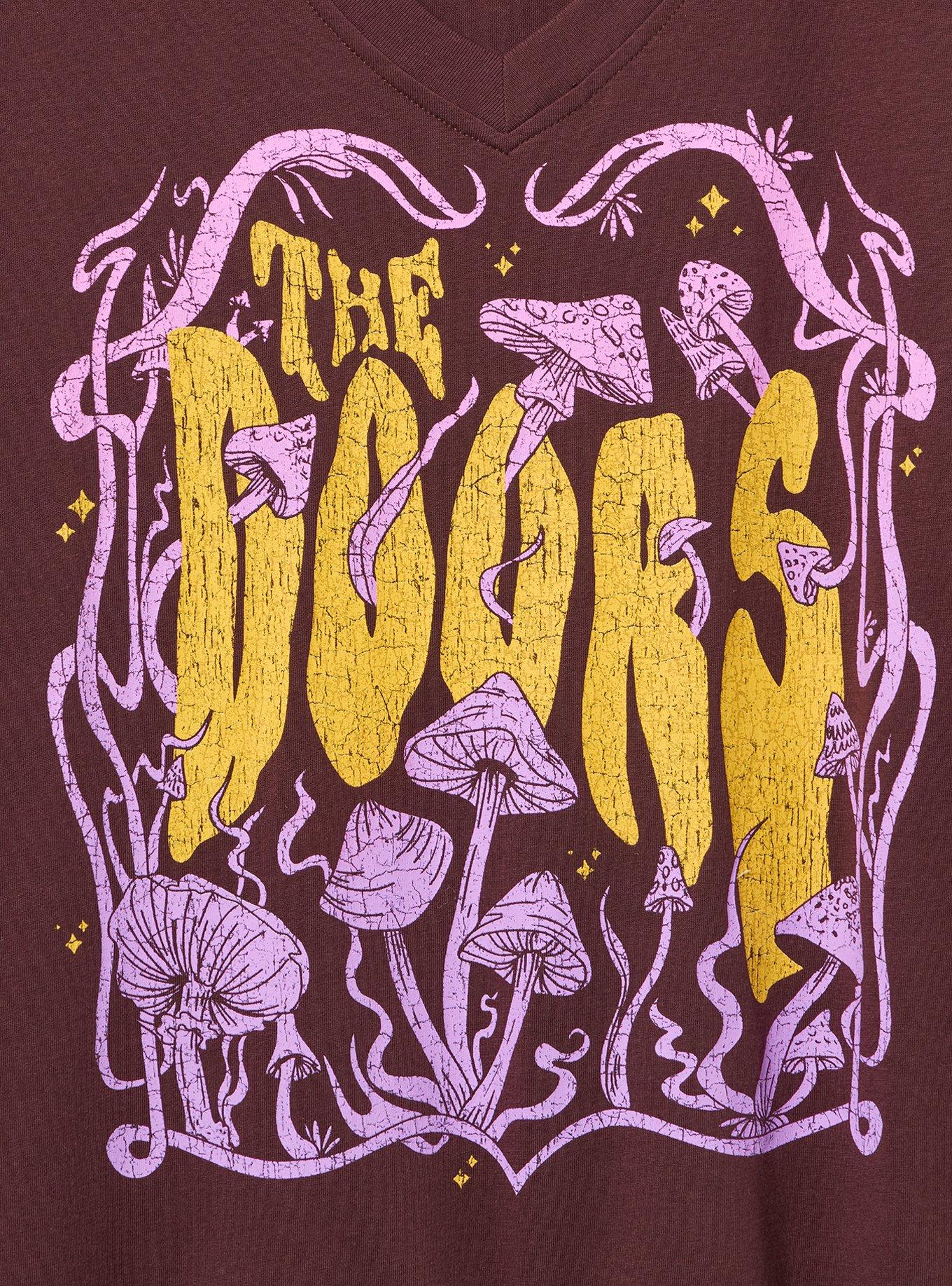 The Doors Classic Cotton V-Neck Tee, THE DOORS FUDGE, alternate