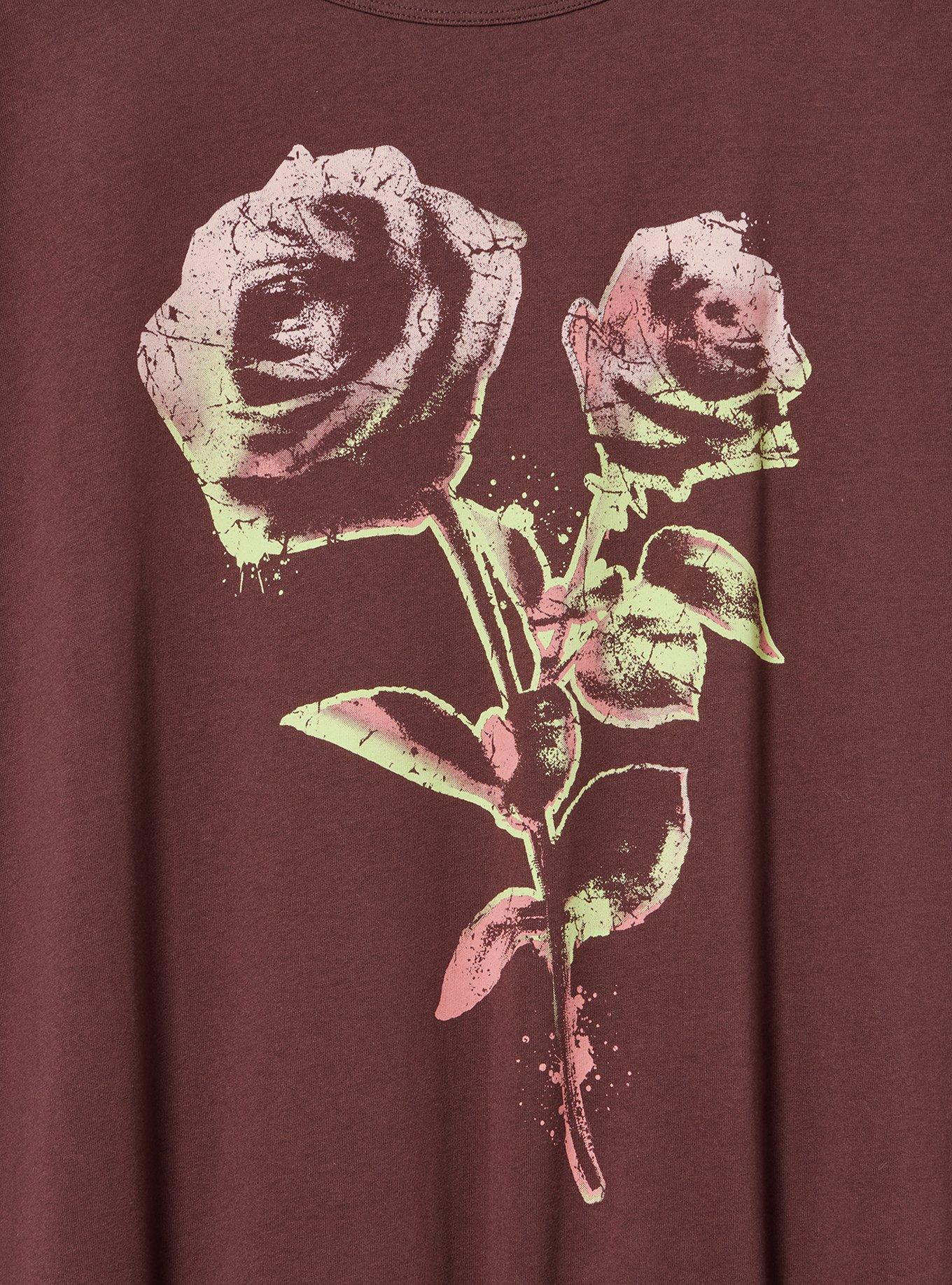 Relaxed Cotton Dolman Stitch Detail Tee, PHOTOCOPY ROSE FUDGE, alternate