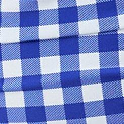 Ruffle String Bikini Top, LOVELY GINGHAM BLUE, swatch