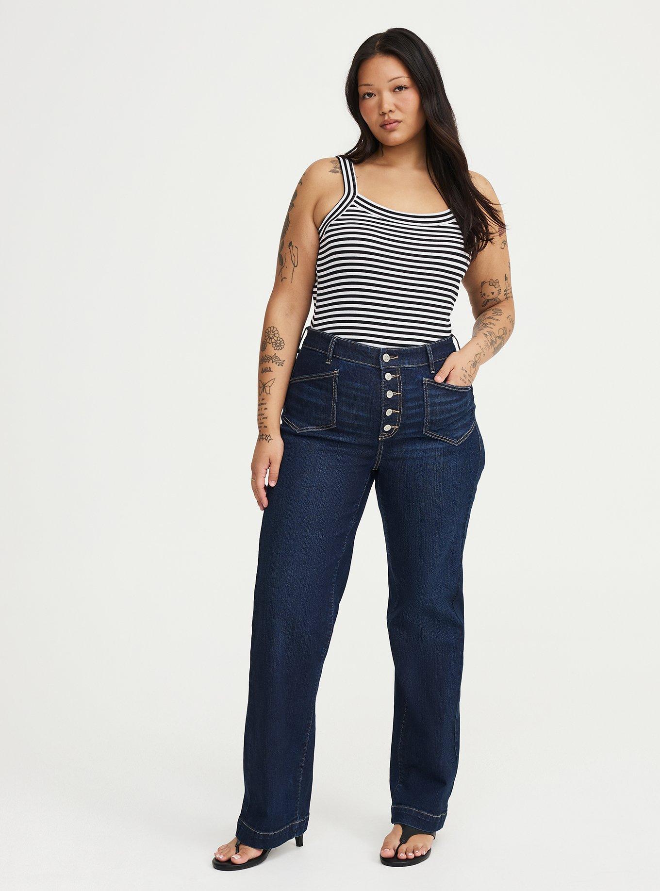 High-Rise Wide Leg Jean, MAKING WAVES, hi-res