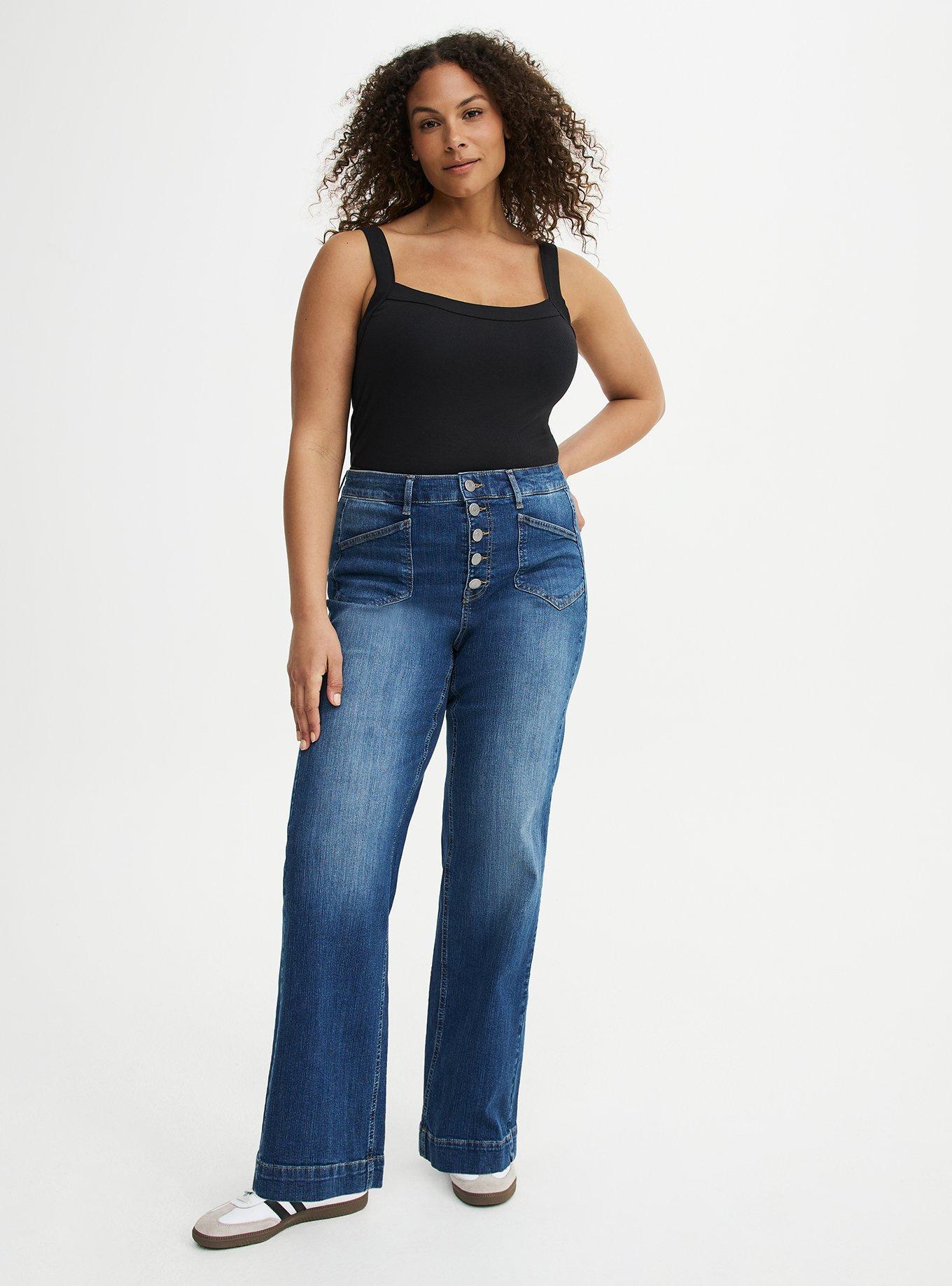 High-Rise Wide Leg Jean, LUCKY STAR, hi-res