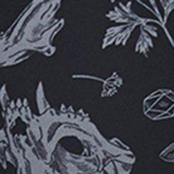 Nightfall Ring Cheeky Swim Bottom, REINCARNATE GARDEN BLACK, swatch