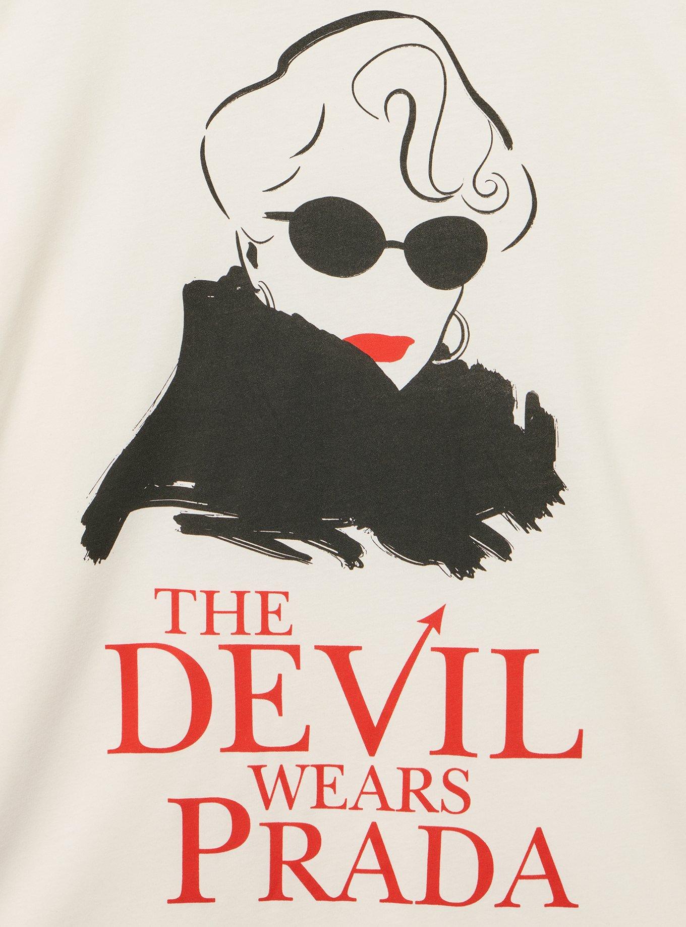 Plus Size - The Devil Wears Prada Relaxed Cotton Tee - Torrid