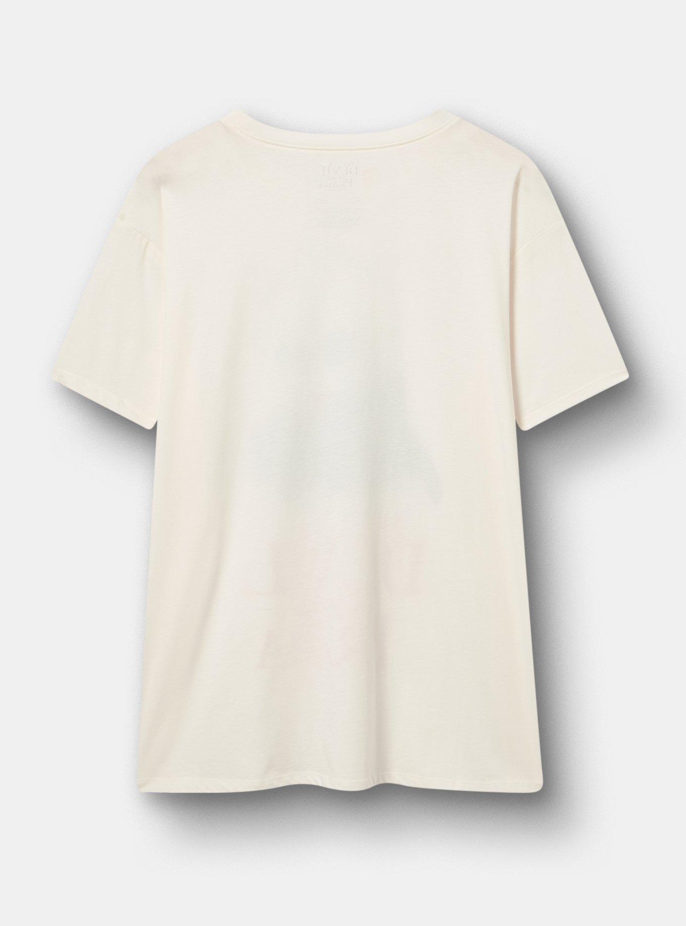 Plus Size - The Devil Wears Prada Relaxed Cotton Tee - Torrid