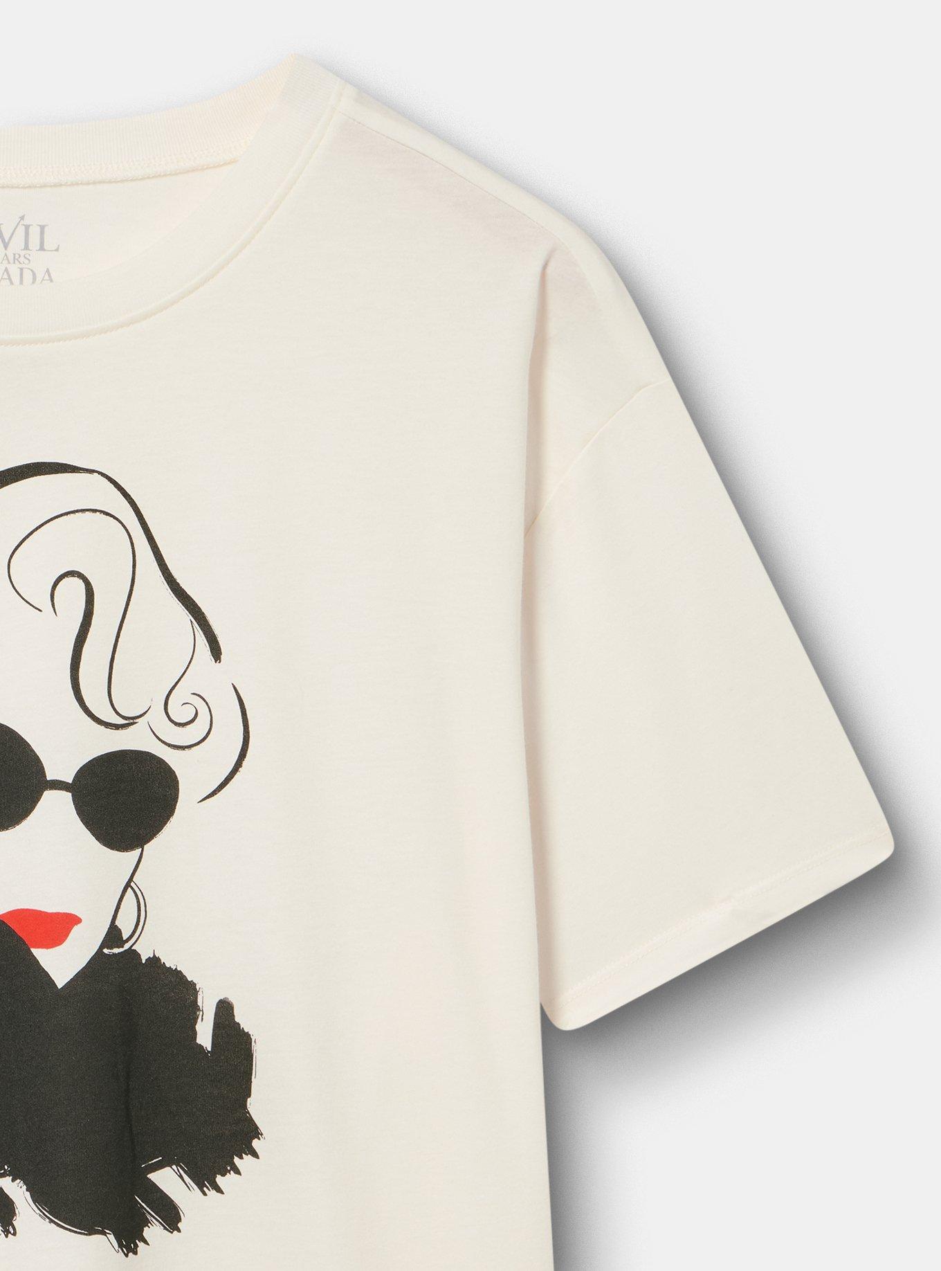 The Devil Wears Prada Relaxed Cotton Tee, THE DEVIL WEARS PRADA WHISPER WHITE, alternate