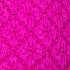 Lace Henley One Piece Swimsuit, BRIGHT FUCHSIA SWIM, swatch