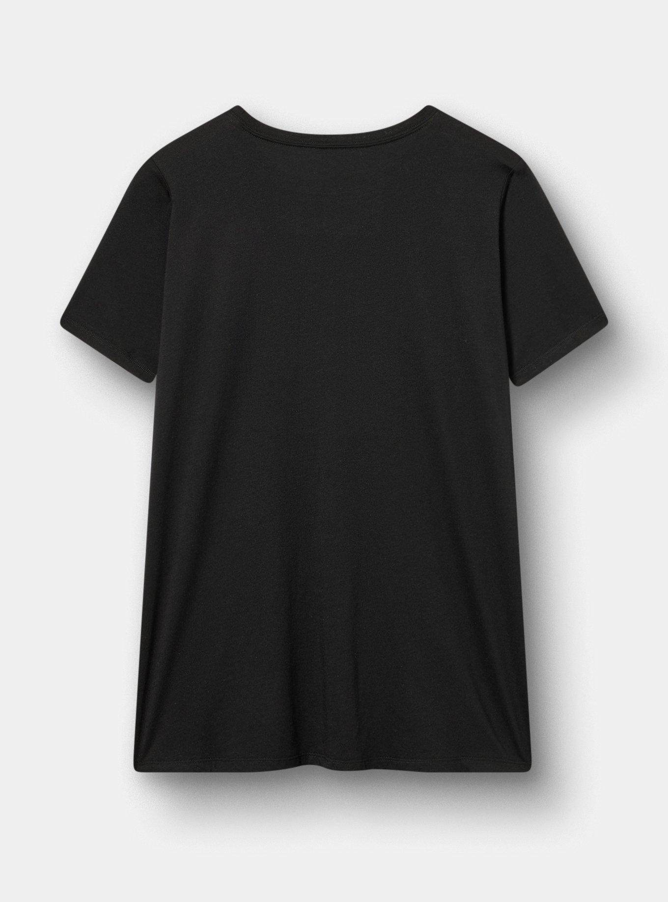 The Rolling Stones Classic Cotton Jersey Tee, ROLLING STONES STAR DEEP BLACK, alternate